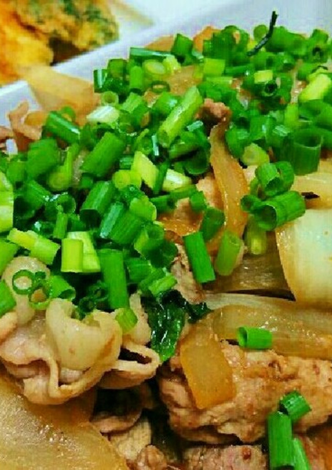 疲れ解消！豚肉と梅干のさっぱり炒め-レシピのメイン写真