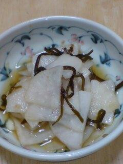 大根うめぇ~塩昆布和え♪-レシピのメイン写真