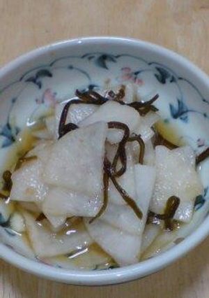 大根うめぇ～塩昆布和え♪-レシピのメイン写真