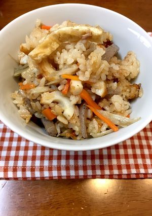クリステル鍋でかやくご飯☆手軽な材料で☆-レシピのメイン写真