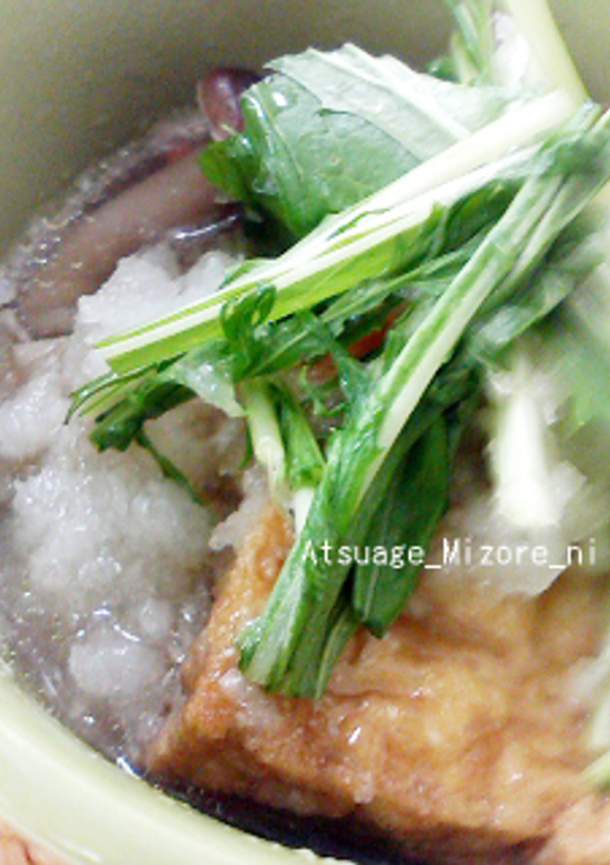 厚揚げ豆腐のみぞれ煮-レシピのメイン写真