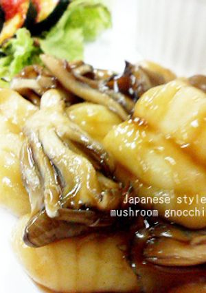 きのこの和風あんかけニョッキ-レシピのメイン写真