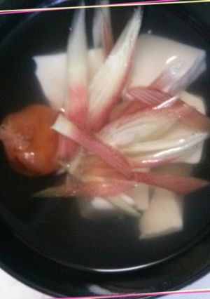 みょうがと梅の冷やしおすまし-レシピのメイン写真