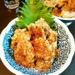 รูปของ 鶏肝の竜田揚げ
