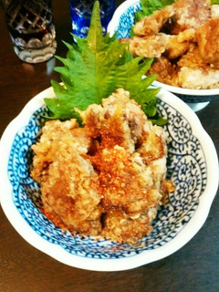 鶏肝の竜田揚げ-レシピのメイン写真