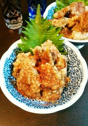 鶏肝の竜田揚げ-レシピのメイン写真