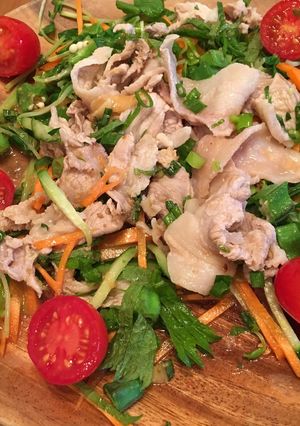 10分で栄養たっぷり冷しゃぶサラダ-レシピのメイン写真