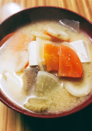 具沢山みそ汁ミックス①（まとめて冷凍）-レシピのメイン写真