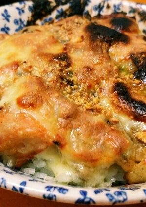 焼鮭リメイク⭐簡単ホワイトソースのドリア-レシピのメイン写真