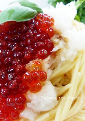 いくらパスタ-レシピのメイン写真