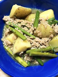 じゃがいもとアスパラの煮物-レシピのメイン写真
