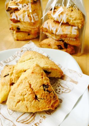 クリームチーズとレーズンのスコーン♡-レシピのメイン写真