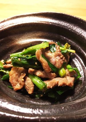 ニラとラム肉のオイスター炒め-レシピのメイン写真