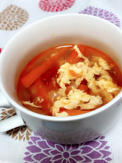 トマトの酸辣湯スープ-レシピのメイン写真