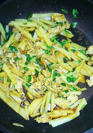豚肉とじゃがいものにんにく炒め-レシピのメイン写真