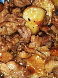 お酢が入った豚肉とじゃがいもの甘辛炒め♡-レシピのメイン写真