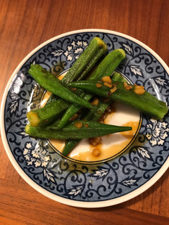 簡単副菜!オクラのニンニク醤油炒め-レシピのメイン写真