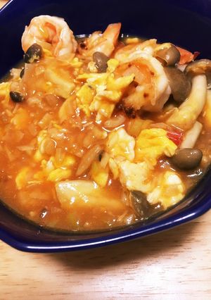 えびとしめじのチリソース風-レシピのメイン写真