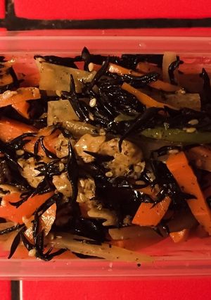 つくおき:お稲荷さん風ひじき煮-レシピのメイン写真