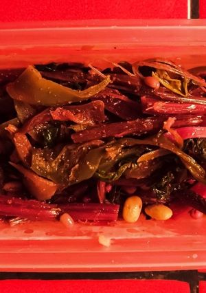 つくおき：ビーツの葉と雑穀のスパイス和え-レシピのメイン写真