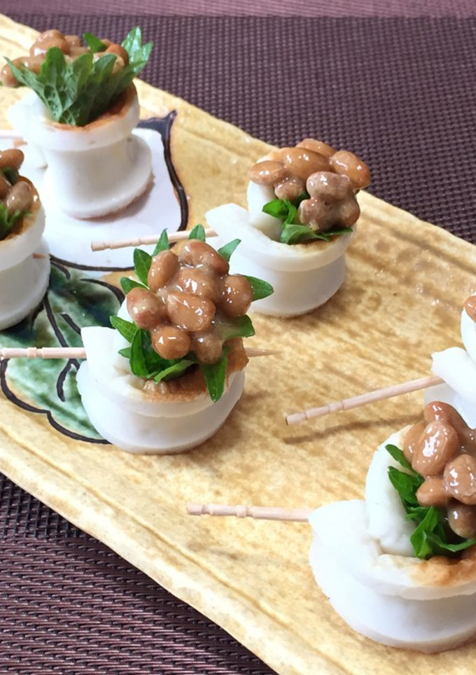 ちくわの納豆しそ巻き!(^^)!-レシピのメイン写真