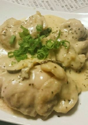 超絶簡単!クリームソースのチキンソテー-レシピのメイン写真