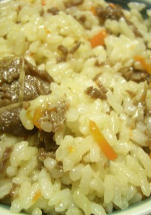 冷凍ご飯ＤＥ牛混ぜご飯-レシピのメイン写真