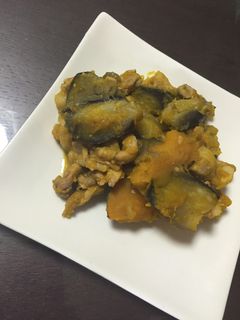 ご飯が進む豚肉となすとかぼちゃの炒め物-レシピのメイン写真