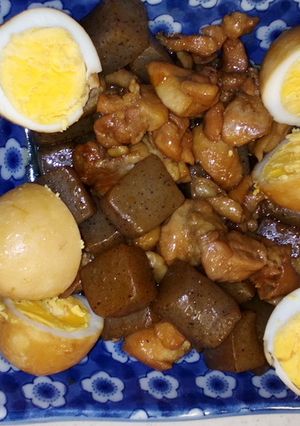 鶏肉とこんにゃくのバカタレ煮-レシピのメイン写真