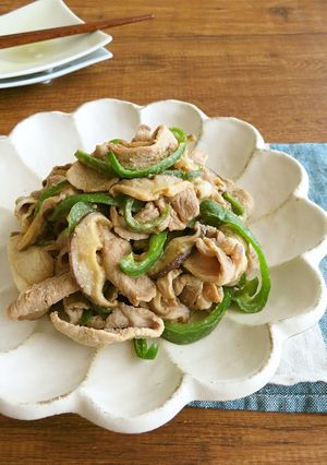 ご飯がすすむ☆ピーマンと椎茸の豚みそ炒め-レシピのメイン写真