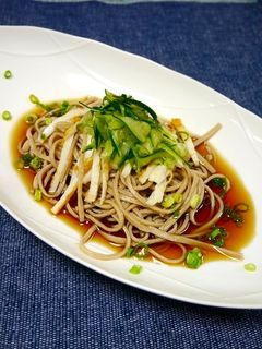 簡単!冷やし蕎麦はじめました(ゆず胡椒)-レシピのメイン写真