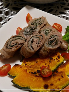 豚バラの大葉巻き(梅肉入り)-レシピのメイン写真