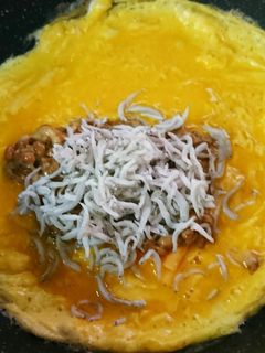 しらす納豆オムレツ-レシピのメイン写真
