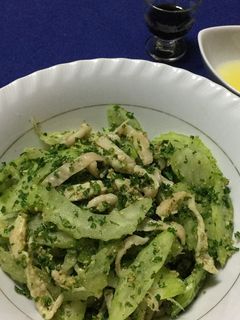 鶏皮とセロリの和え物☆サラダ風-レシピのメイン写真