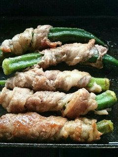 オクラの肉巻き-レシピのメイン写真