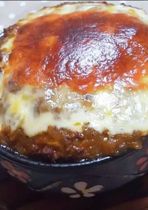 焼きカレーハンバーグ-レシピのメイン写真