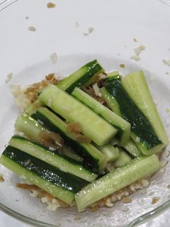 胡瓜とざーさいの中華風漬物-レシピのメイン写真