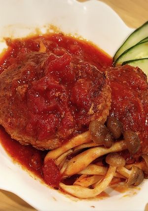 煮込みハンバーグ-レシピのメイン写真