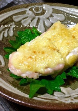 トースターで鶏ささみ柚子胡椒マヨ焼き-レシピのメイン写真