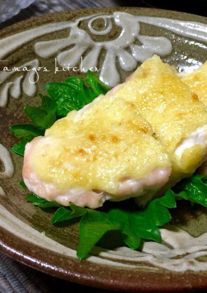 トースターで鶏ささみ柚子胡椒マヨ焼き-レシピのメイン写真