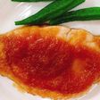 ももさんちの豚ロースソテー新玉ソース