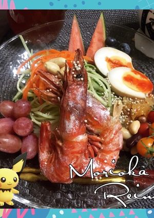 減塩&ヘルシ〜!冷麺deオシャレご飯♪-レシピのメイン写真