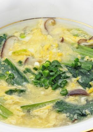 小松菜としいたけのとろりスープ-レシピのメイン写真