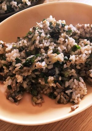 茄子と豚ひき肉のニラだれチャーハン-レシピのメイン写真