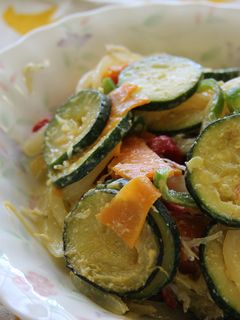 夏野菜(ズッキーニ入り)味噌炒め-レシピのメイン写真
