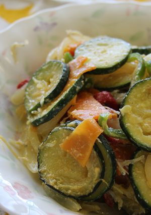 夏野菜（ズッキーニ入り）味噌炒め-レシピのメイン写真