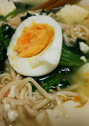 低糖質！大豆粉麺で簡単担々麺♪(風です)-レシピのメイン写真