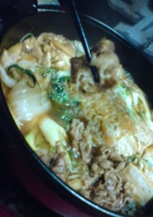 旦那作♥松茸すき焼き-レシピのメイン写真