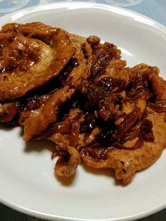 豚肉ロース薄切りのマスタード生姜焼き-レシピのメイン写真