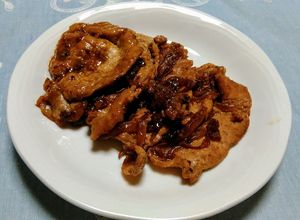 豚肉ロース薄切りのマスタード生姜焼き-レシピのメイン写真